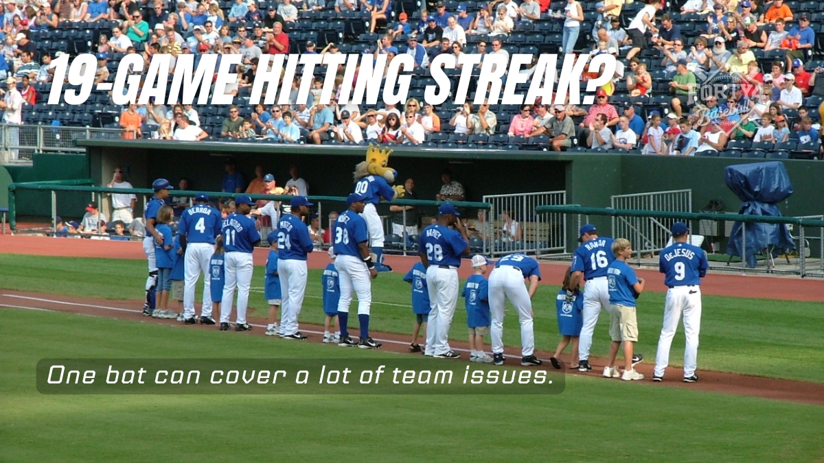 Carter Jensen's Streak Keeps Climbing. The Royals' Run Differential Keeps Falling.