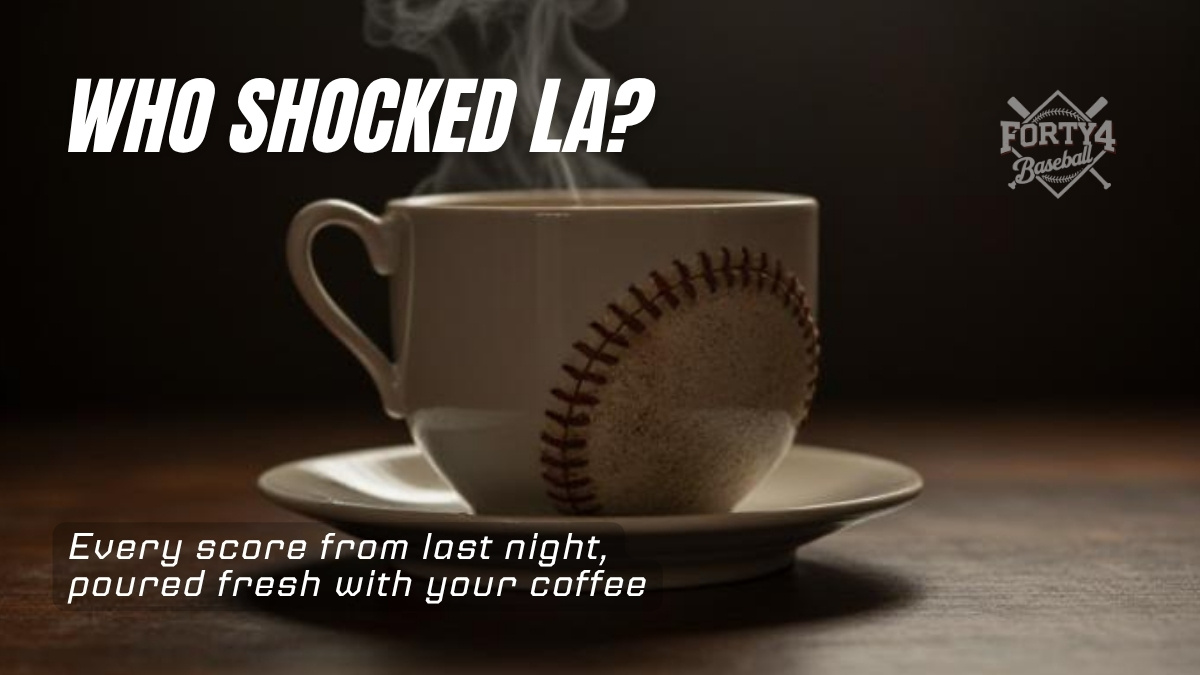 Your Morning Coffee Just Watched Philadelphia Stun the Dodgers