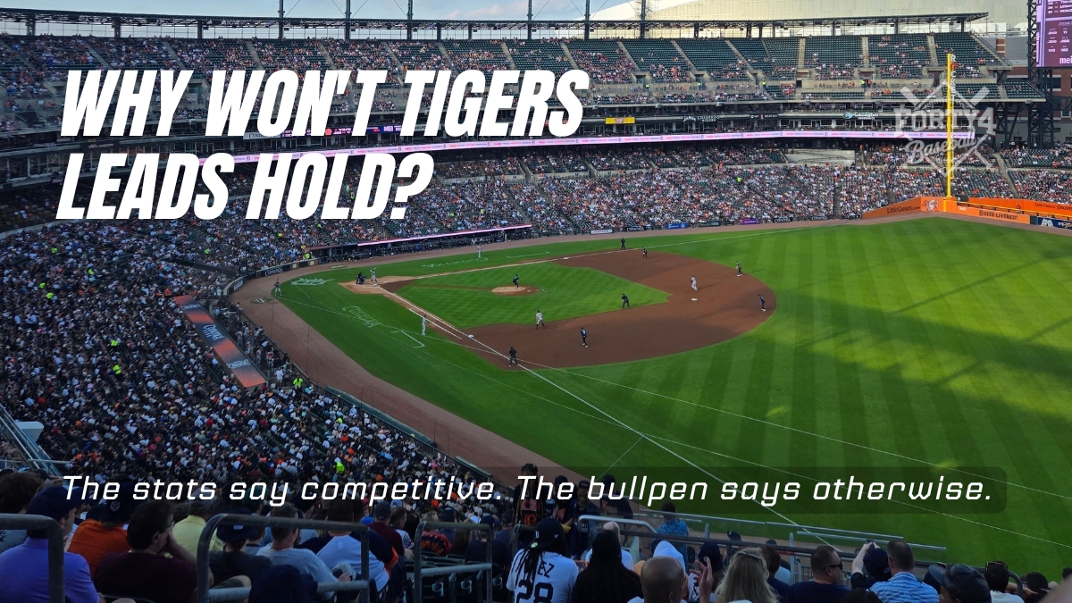 Detroit's Run Differential Says They Should Be Winning, Too. Their Bullpen Says Otherwise.