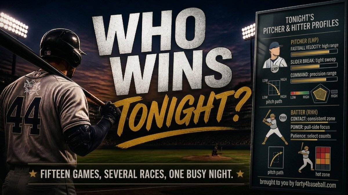 Fifteen Games Tonight Could Reshape Four Different Races