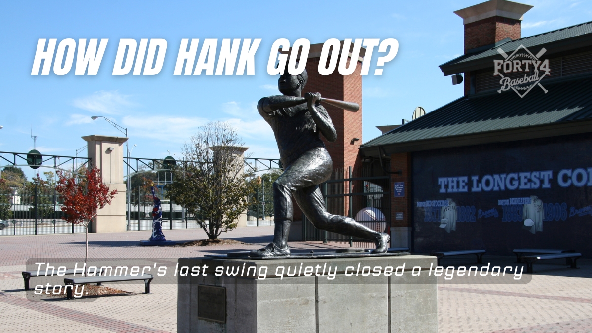 The Day Hank Aaron Simply Walked Away
